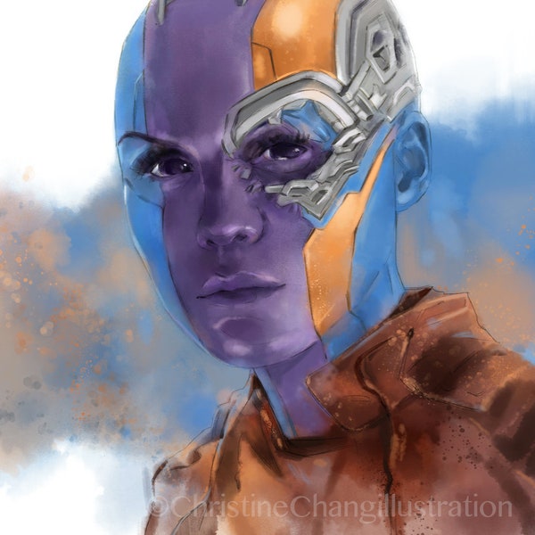 Nebula, Avengers: Endgame 11"x17" Art Print