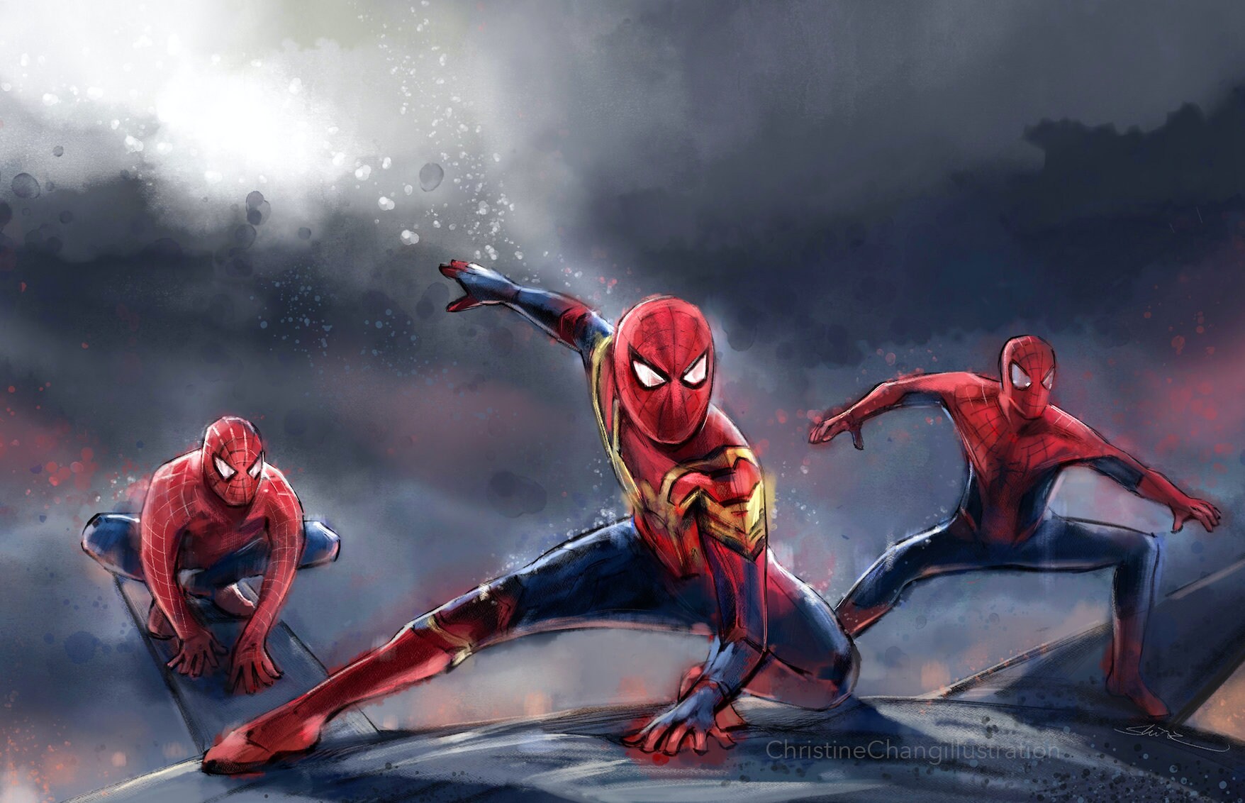 Poster Spiderman No Way Home 2021 sur toile - Décoration murale