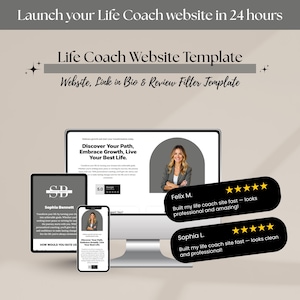 Websitesjabloon Life Coach – Divi WordPress-thema voor coaches, mentoren en experts op het gebied van persoonlijke groei