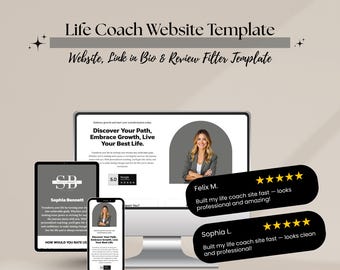 ライフコーチ向けウェブサイトテンプレート – コーチ、メンター、自己啓発の専門家のためのDivi WordPressテーマ