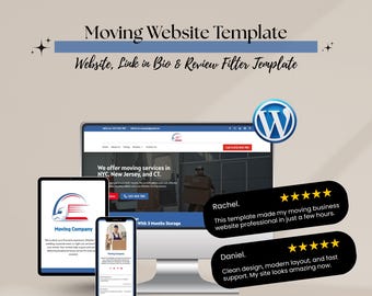 Websitesjabloon verhuisbedrijf – Divi WordPress-thema voor verhuizers, inpakbedrijven en relocatiediensten