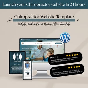 Chiropractic Website Template – WordPress Divi Theme for Chiropractors, Wellness Clinics & Rehab Centers