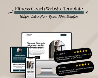 Fitness Coach Website Template – Divi WordPress Theme for Personal Trainers, Gyms & Wellness Coaches