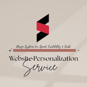 Website Personalization Service with My Premade Templates