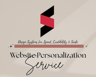 Website Personalization Service with My Premade Templates