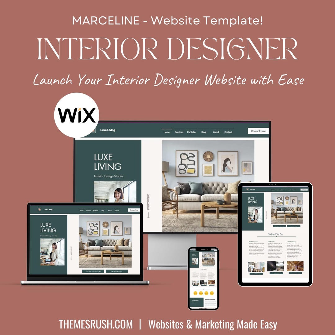Interior Designer Website Template – Wix Design for Architects ...