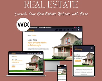 Real Estate Website Template – Wix Design for Realtors, Agencies & Property Listings