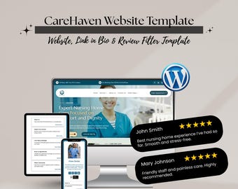 Nursing Homecare Website Template – Divi WordPress Theme for Senior Care, Home Nursing & Medical Services