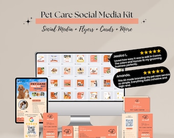 Pet Care Branding Kit | Canva Templates for Groomers, Sitters & Pet Businesses