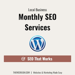 Monthly WordPress SEO & Google Business Profile Management
