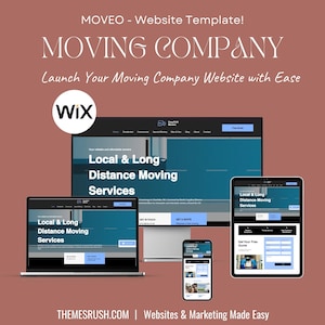MOVEO - Moving Company Website Template – Ready to Launch in 24 Hours – Professionally Designed & Developed on WIX