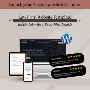 Law Firm Website Template – Divi WordPress Theme for Attorneys, Legal Advisors & Law Offices