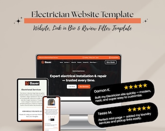 Electrician Website Template – Divi WordPress Theme for Electrical Services & Contractors