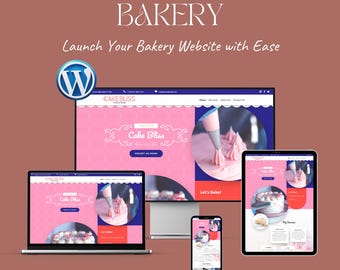 Bakery Website Template – Divi WordPress Theme for Bakers, Cake Shops & Cafes