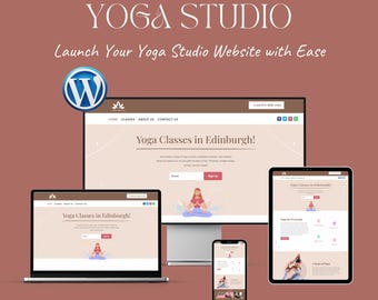 Yoga Studio Website Template – Divi WordPress Theme for Yoga Teachers, Instructors & Wellness Studios
