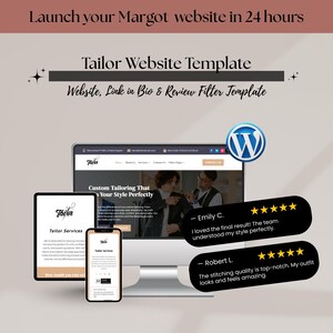 Tailor Shop Website Template – Divi5 WordPress Theme for Custom Clothing, Alteration & Boutique Businesses