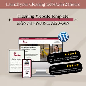 Reinigungsservice-Website-Vorlage - Divi WordPress Theme für Haus-, Büro- und Haushaltsreinigungsunternehmen
