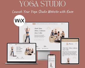 Yoga Website Template – Wix Design for Yoga Studios, Instructors & Wellness Classes