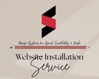 Website Installation Service with My Premade Templates