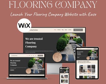 Szablon strony internetowej o podłogach – szablon Wix dla instalatorów, wykonawców i firm remontowo-budowlanych