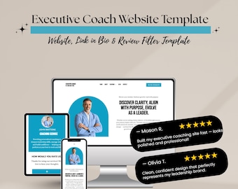 エグゼクティブコーチ向けウェブサイトテンプレート – リーダーシップ、キャリア、ビジネスコーチのためのDivi WordPressテーマ