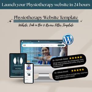 Physiotherapy Website Template – Divi WordPress Theme for Chiropractor, Wellness & Pain Relief Clinics