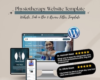 Physiotherapy Website Template – Divi WordPress Theme for Chiropractor, Wellness & Pain Relief Clinics