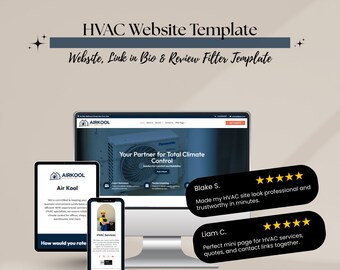 HVAC Website Template – Divi WordPress Theme for Heating, Cooling & Air Conditioning Services