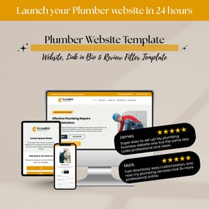Plumber Website Template – Divi WordPress Theme for Plumbing, Repairs & Home Services