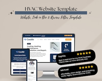 HVAC Website Template – Divi WordPress Theme for Heating, Cooling & Air Conditioning Services