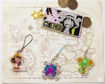 Pirate Keychains Set - Japanese Anime Fans Gift