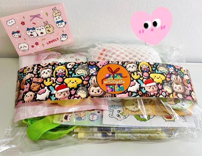 Chiikawa Kawaii Bundle - Plush, Stickers, Charms, Stationery - Anime Set image 9