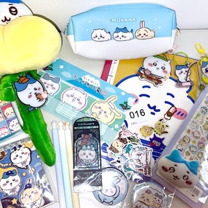 Chiikawa Kawaii Bundle - Plush, Stickers, Charms, Stationery - Anime Set Set 16