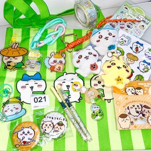 Chiikawa Kawaii Bundle - Plush, Stickers, Charms, Stationery - Anime Set Set 21