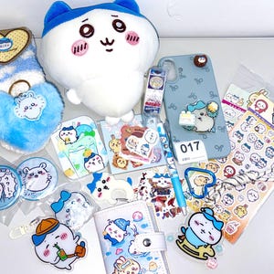 Chiikawa Kawaii Bundle - Plush, Stickers, Charms, Stationery - Anime Set Set 17