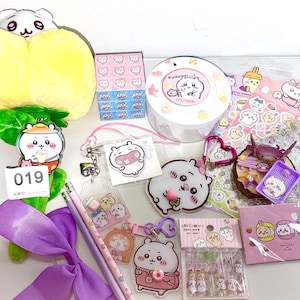 Chiikawa Kawaii Bundle - Plush, Stickers, Charms, Stationery - Anime Set Set 19