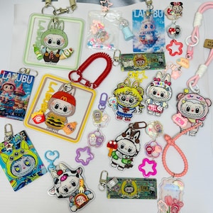 Labubu Keychain: Handmade Resin Charm Bag Accessory
