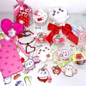 Chiikawa Kawaii Bundle - Plush, Stickers, Charms, Stationery - Anime Set Set 13
