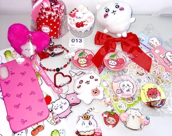 ちいかわかわいいセット - ぬいぐるみ、ステッカー、チャーム、文房具 - アニメセット