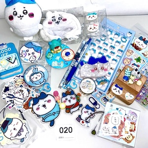 Chiikawa Kawaii Bundle - Plush, Stickers, Charms, Stationery - Anime Set Set 20
