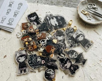 ひろのち チャーム Handmade Hirono Little Mischief Series Keychain - Etsy