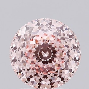 Lab Grown Diamond Round Portuguese 2.82 ct Fancy Pink VVS IGI Certified Engagement Jewelry