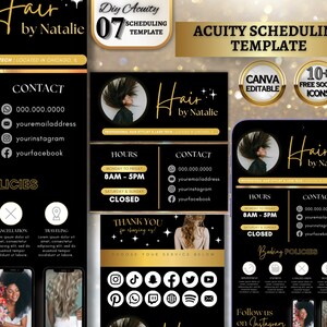 Acuity scheduling template hair stylist, Acuity scheduling template, Booking site template hairstylist, Acuity scheduling template hair site