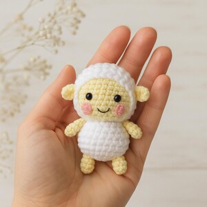 Cute Baby Sheep Crochet Digital Download Pattern - Cute Amigurumi Crochet PDF, Easy Plus Toy Crochet Tutorial for Beginners