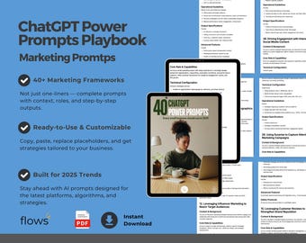 ChatGPT Marketing Prompts: 40+ AI Frameworks for Small Business (PDF Download)