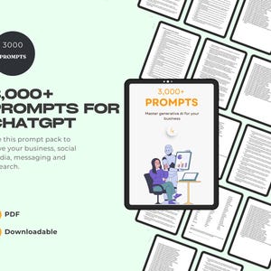 3000 Prompts for ChatGPT for freelancers and entrepreneurs PDF