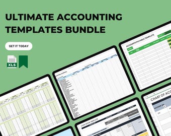 Ultimate Accounting Templates Bundle | 20+ Excel Templates for Small Businesses & Entrepreneurs