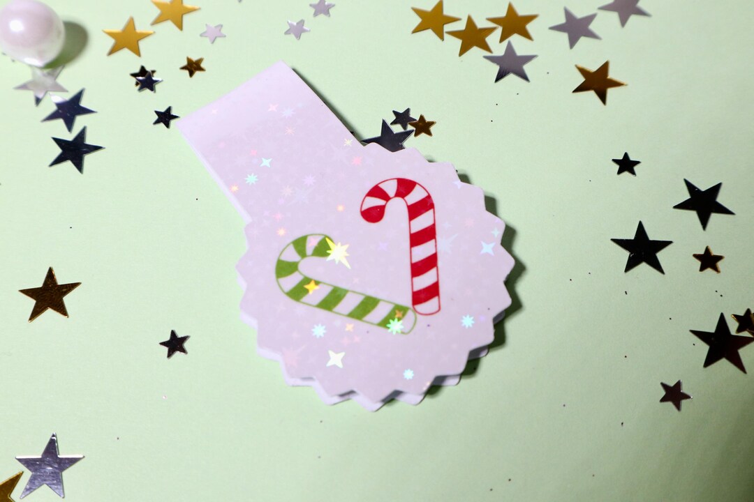 Candy Cane Magnetic Bookmark/winter Reading Accessory/sweet Reading ...