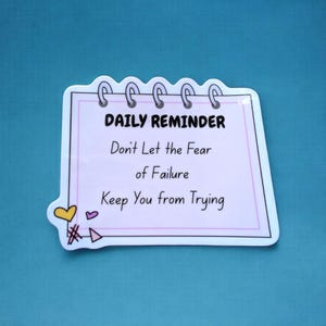 Adesivo promemoria giornaliero/Adesivo per quaderno/Adesivo per affermazione di amor proprio/Laptop/Diario/Adesivo motivazionale/Carta da lettere/Ufficio/Scuola/Casa