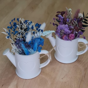Dried flowers watering can - watering can flowers - flowers in watering can